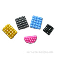 high sale nature material rectangle shape candy color durable silicone keypad with backlight
